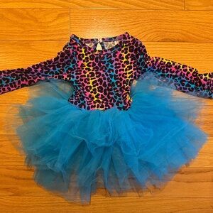 Bums and Roses Leopard Bodysuit Tutu